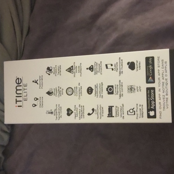 iTIME ELITE NIB Heart Rate, Blood Pressure, Pedometer, Call, Music & More Watch - Picture 15 of 16